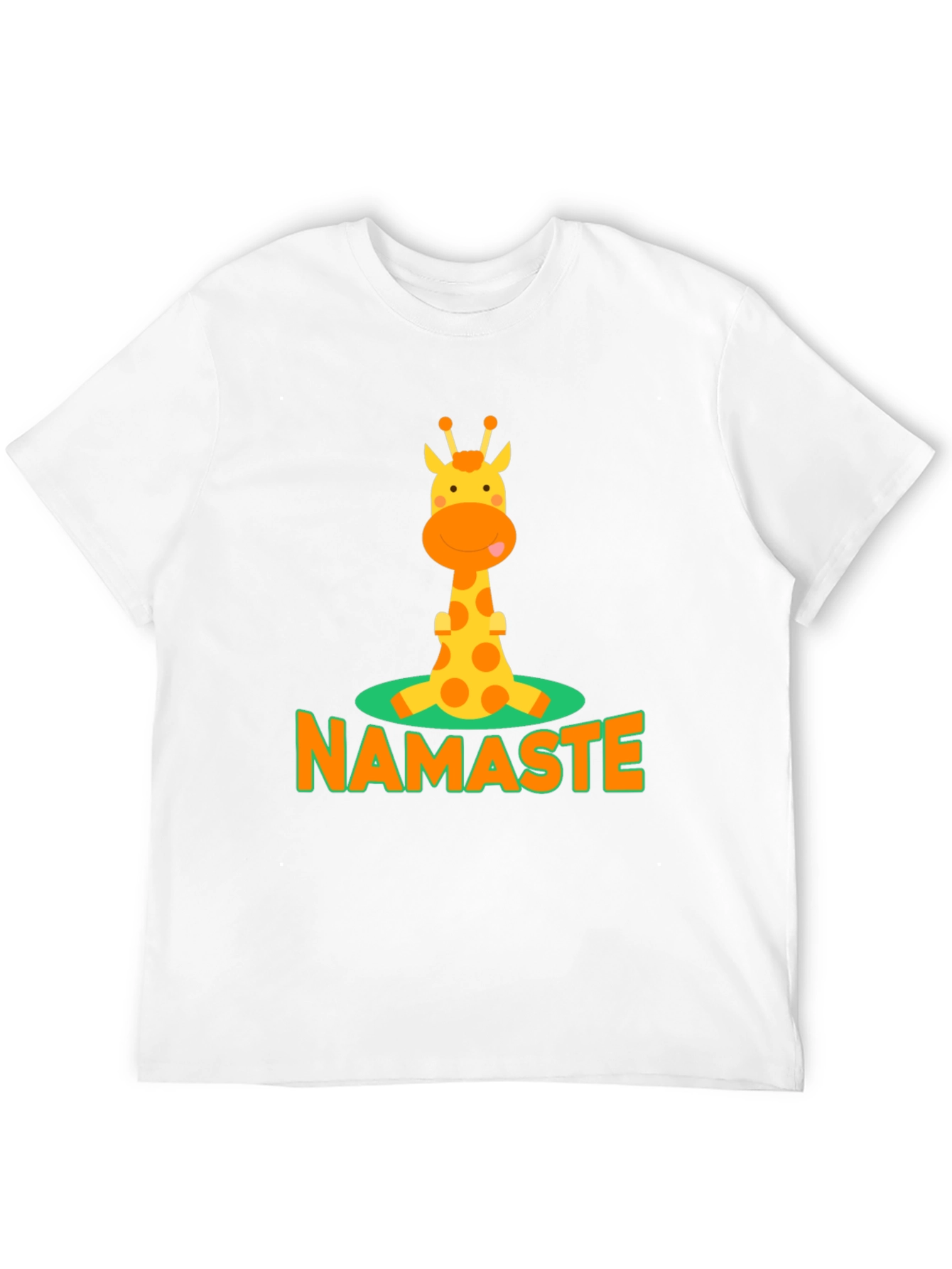 Namaste Giraffe Graphic T-Shirt
