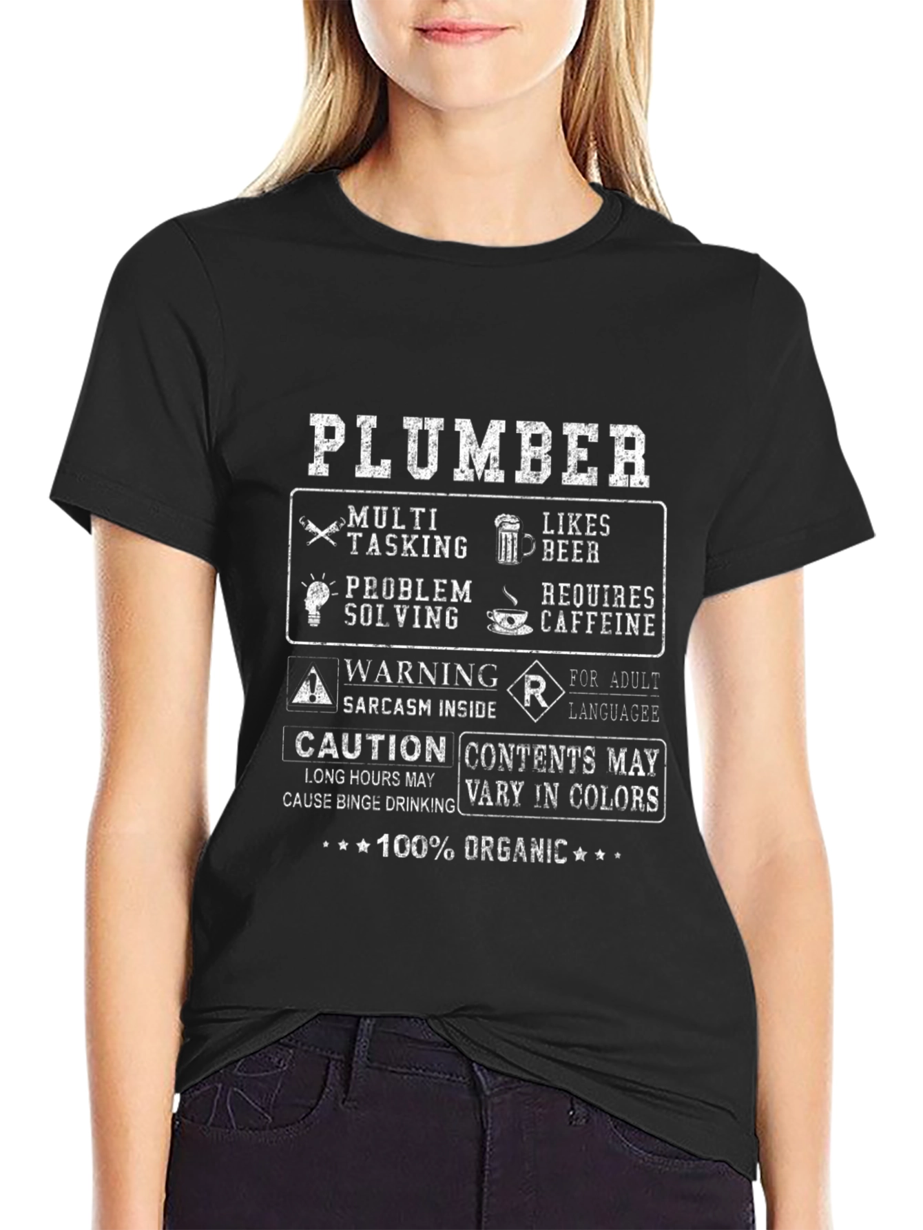 Plumber Humor T-Shirt - 100% Organic