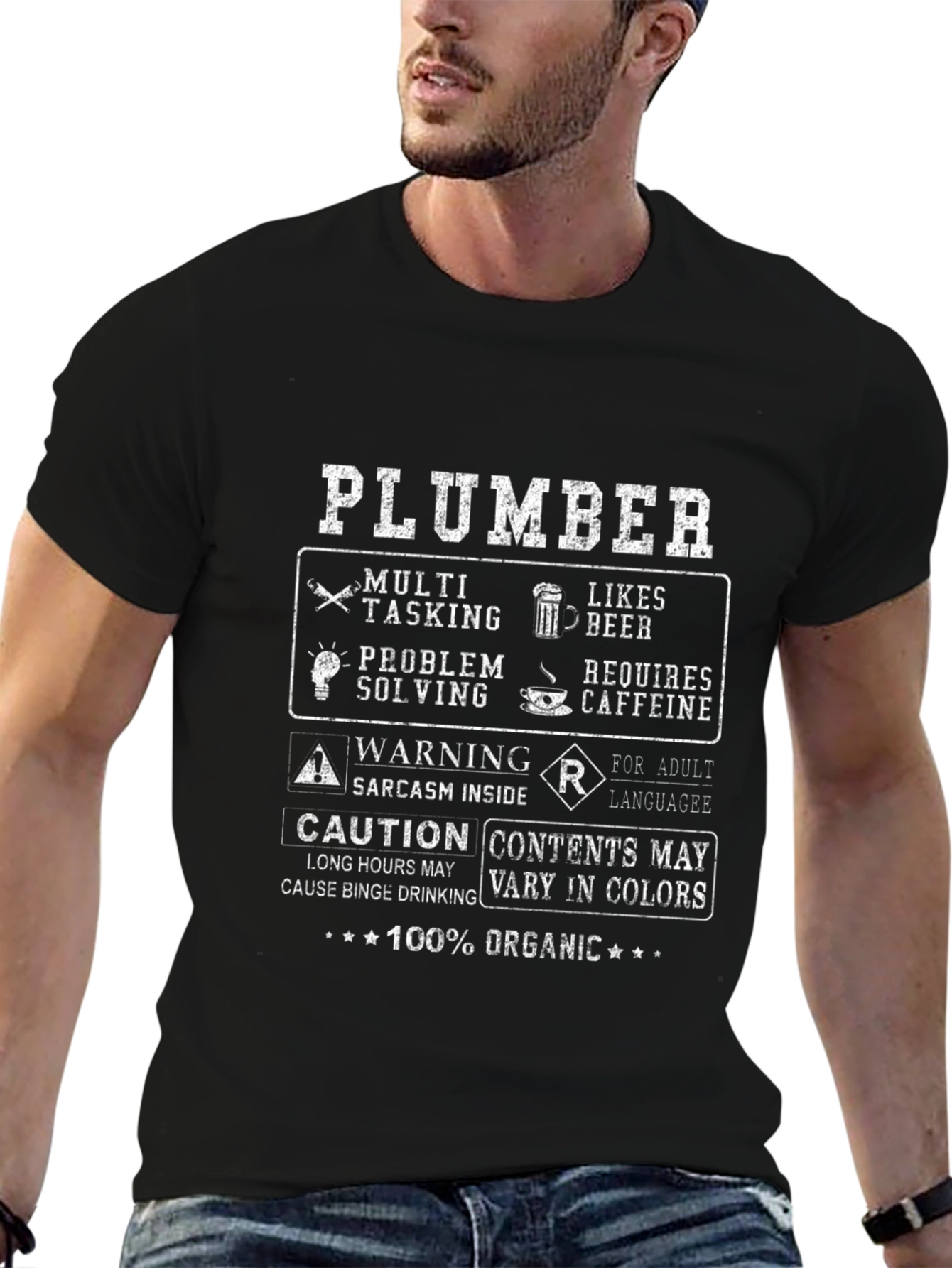 Plumber Humor T-Shirt - 100% Organic