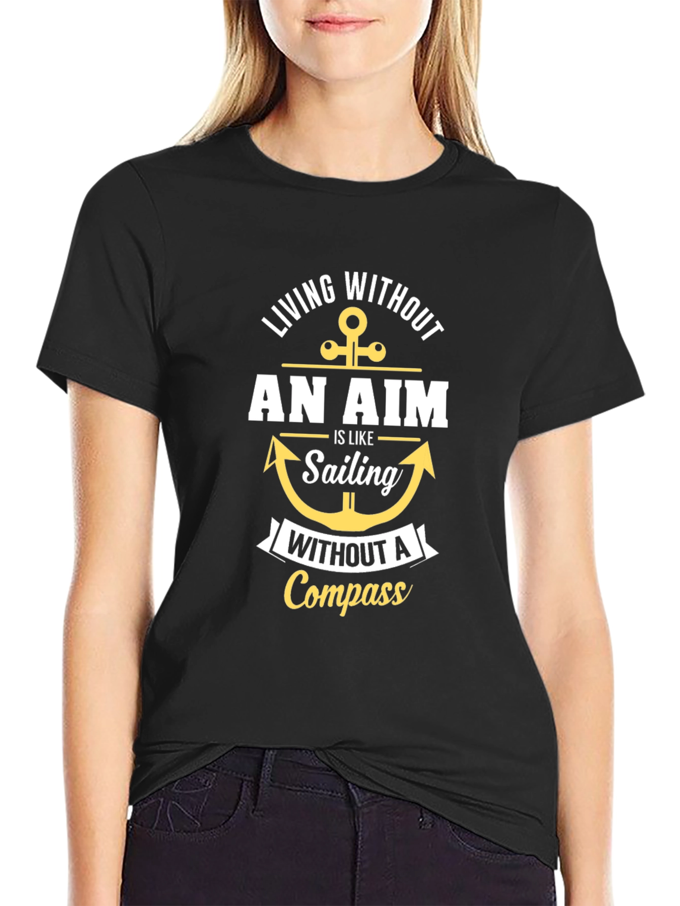 Living Without An Aim Graphic Tee