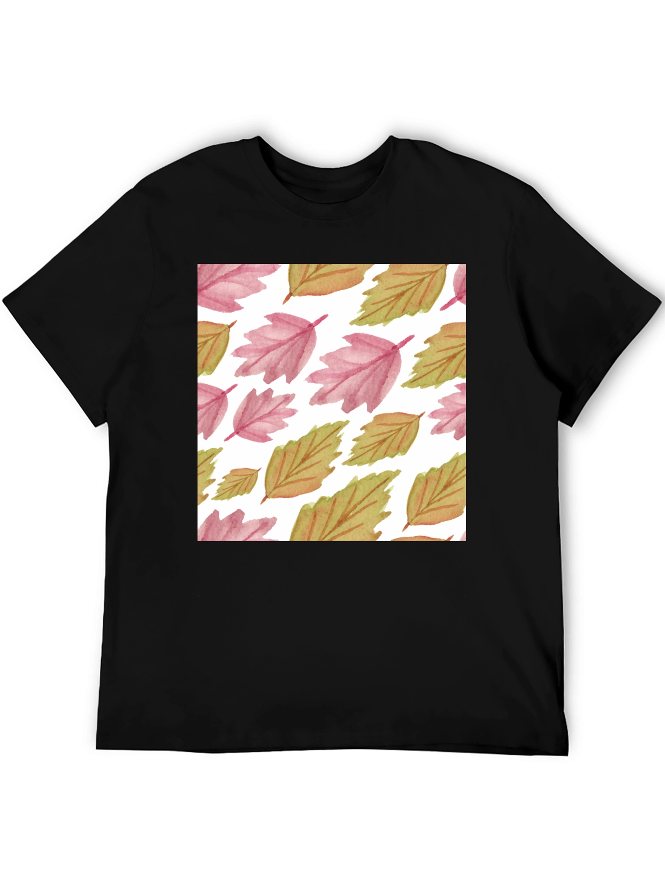Autumn Leaves Pattern T-Shirt