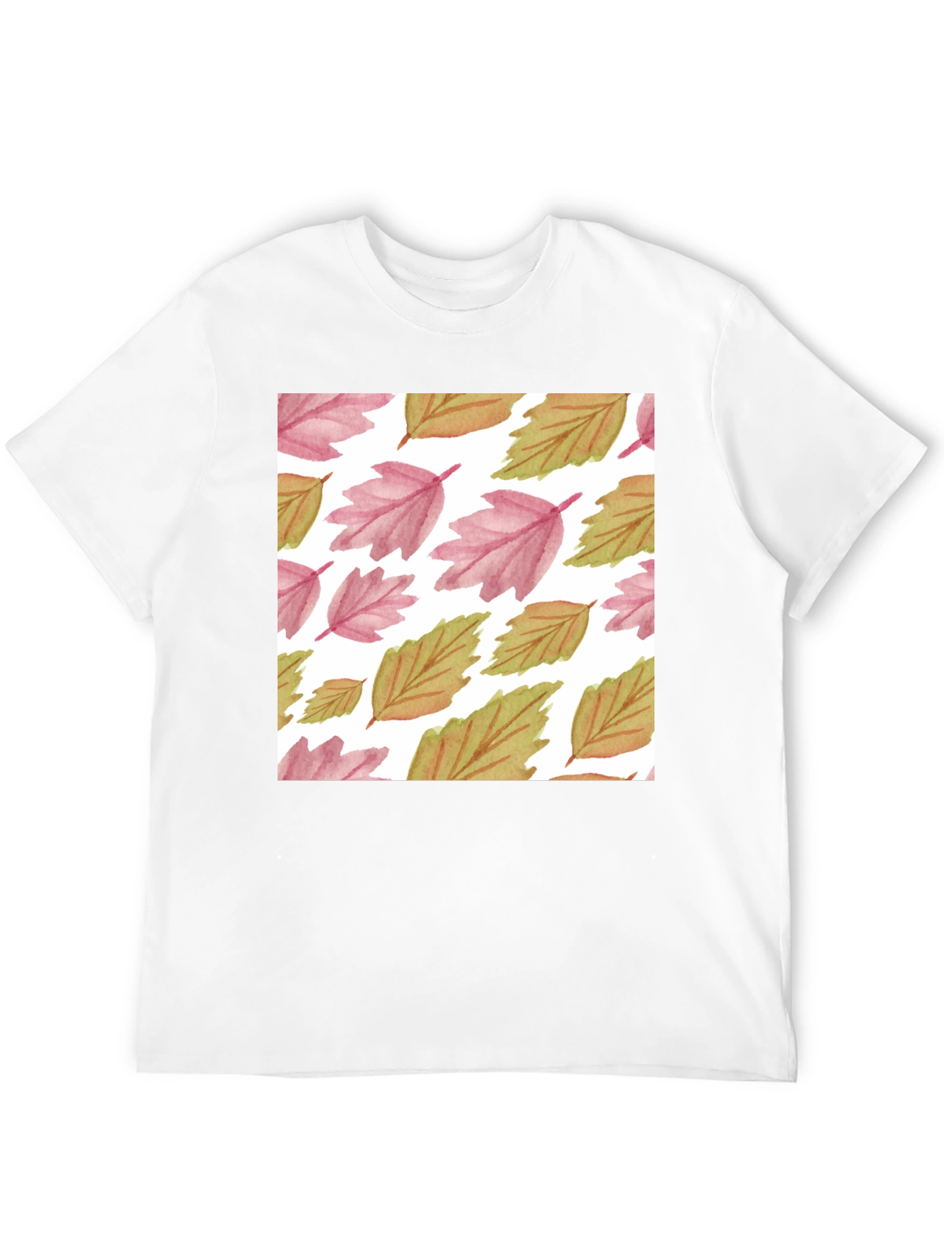 Autumn Leaves Pattern T-Shirt