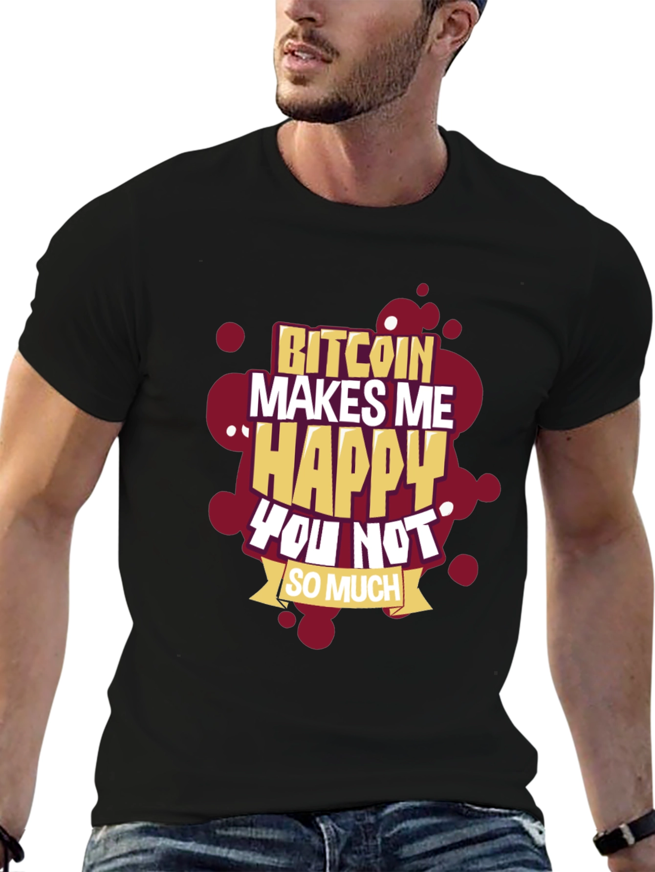 Bitcoin Makes Me Happy T-Shirt