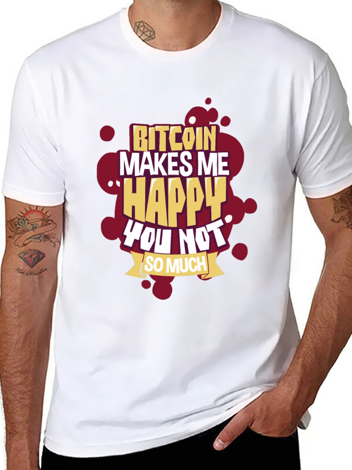 Bitcoin Makes Me Happy T-Shirt