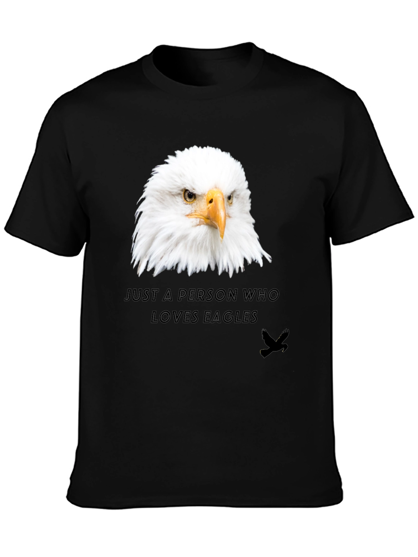 Eagle Lover T-Shirt - Mens Black Tee