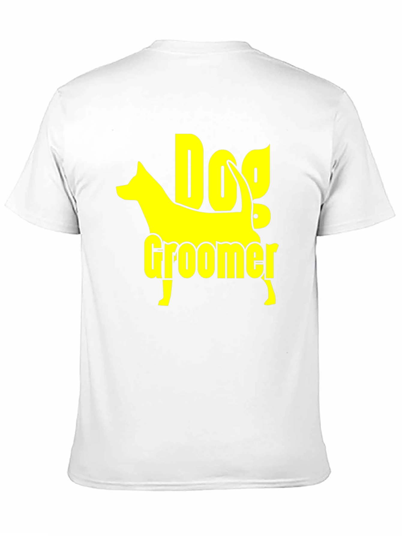 Dog Groomer T-Shirt - Black Cotton Graphic Tee