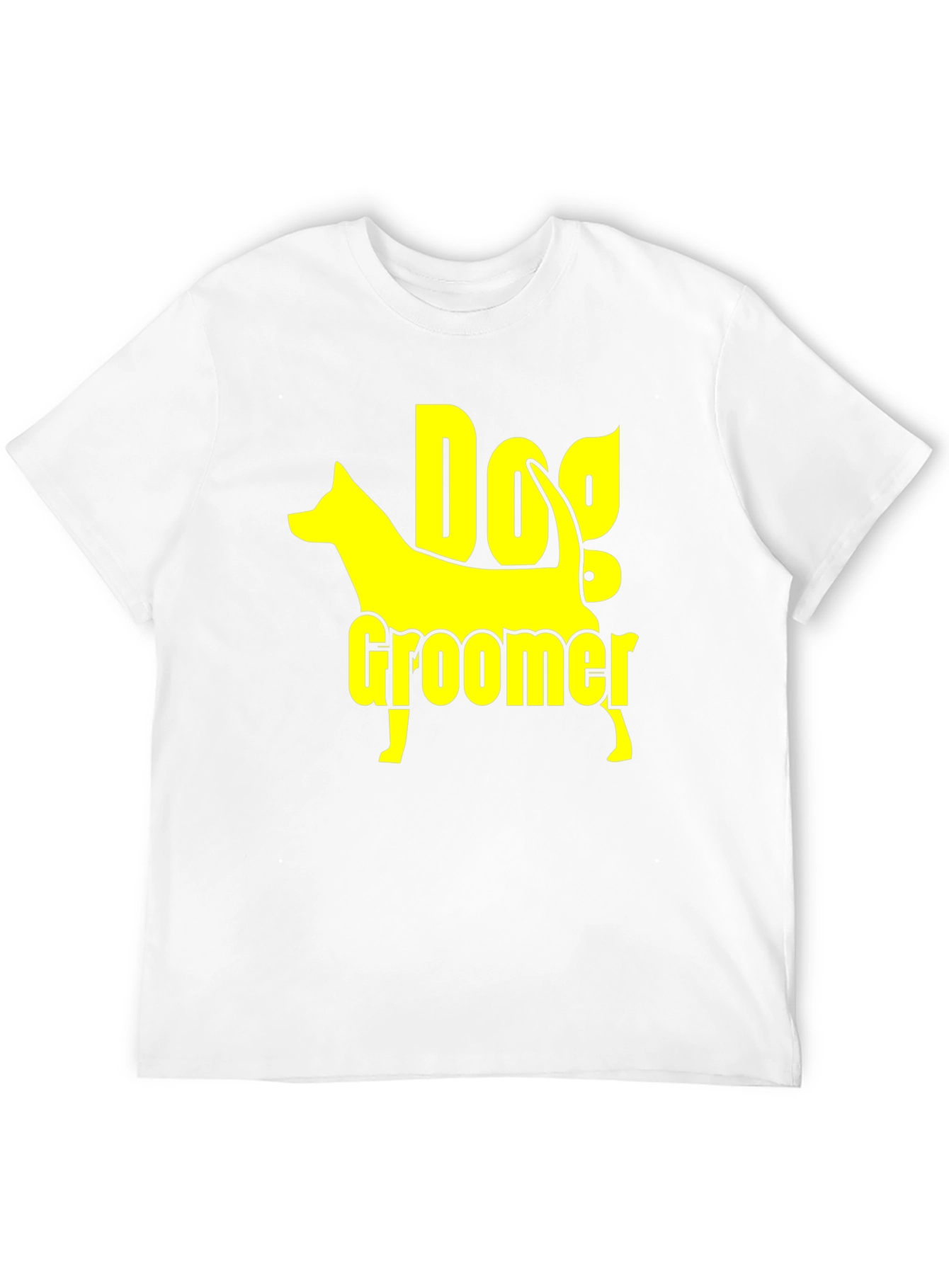 Dog Groomer T-Shirt - Black Cotton Graphic Tee