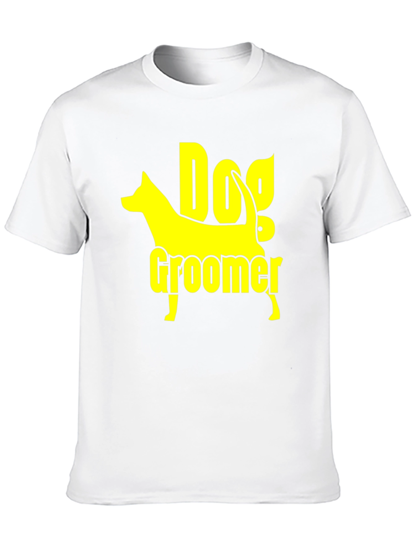 Dog Groomer T-Shirt - Black Cotton Graphic Tee