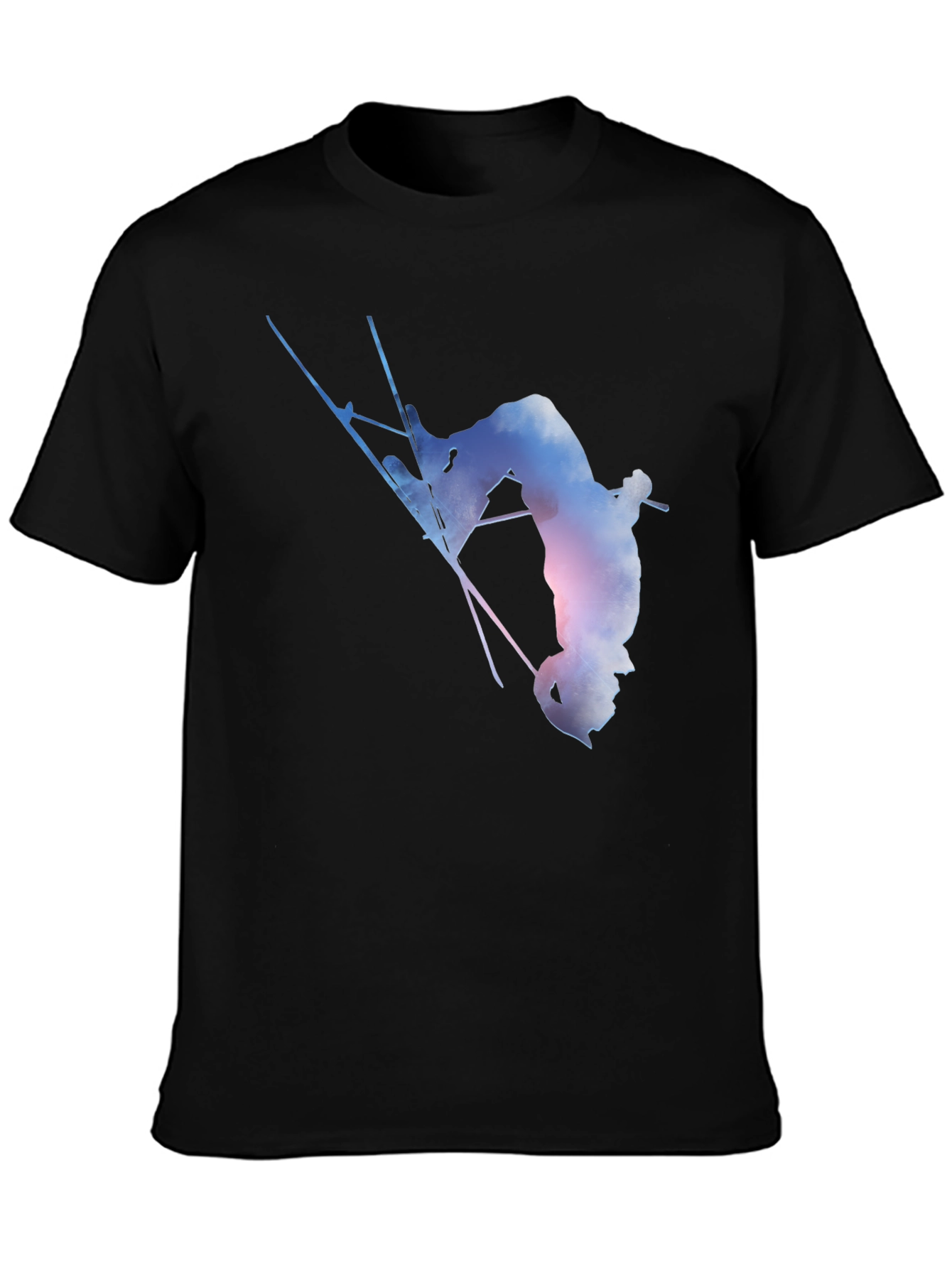 Cool Skiing Stunt Graphic T-Shirt