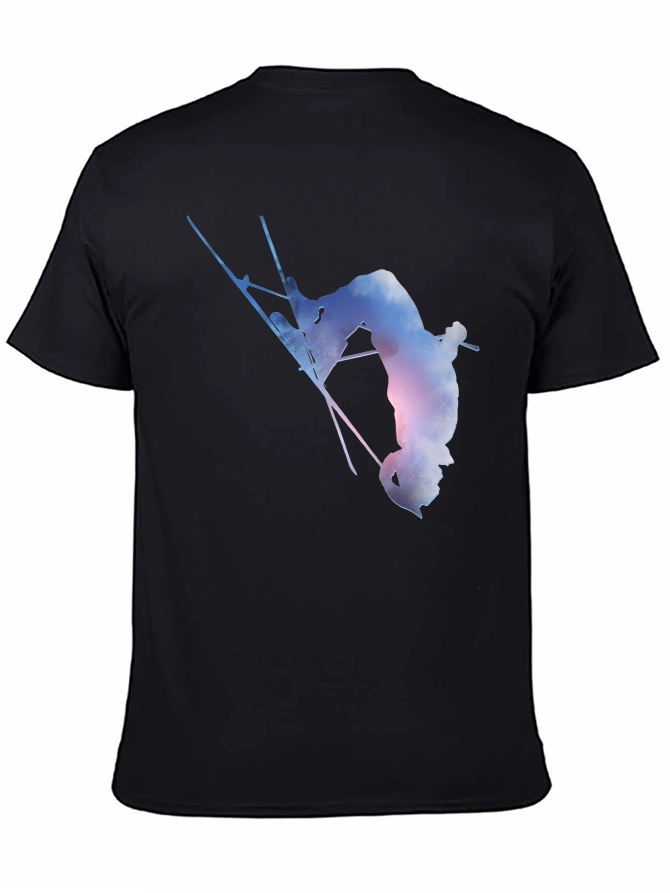 Cool Skiing Stunt Graphic T-Shirt