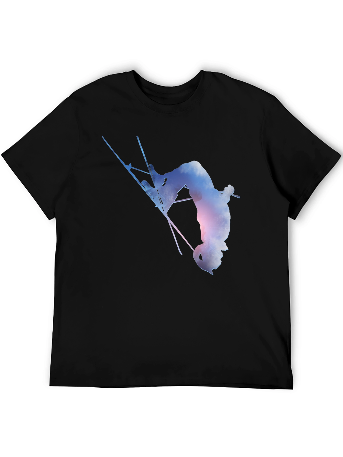 Cool Skiing Stunt Graphic T-Shirt