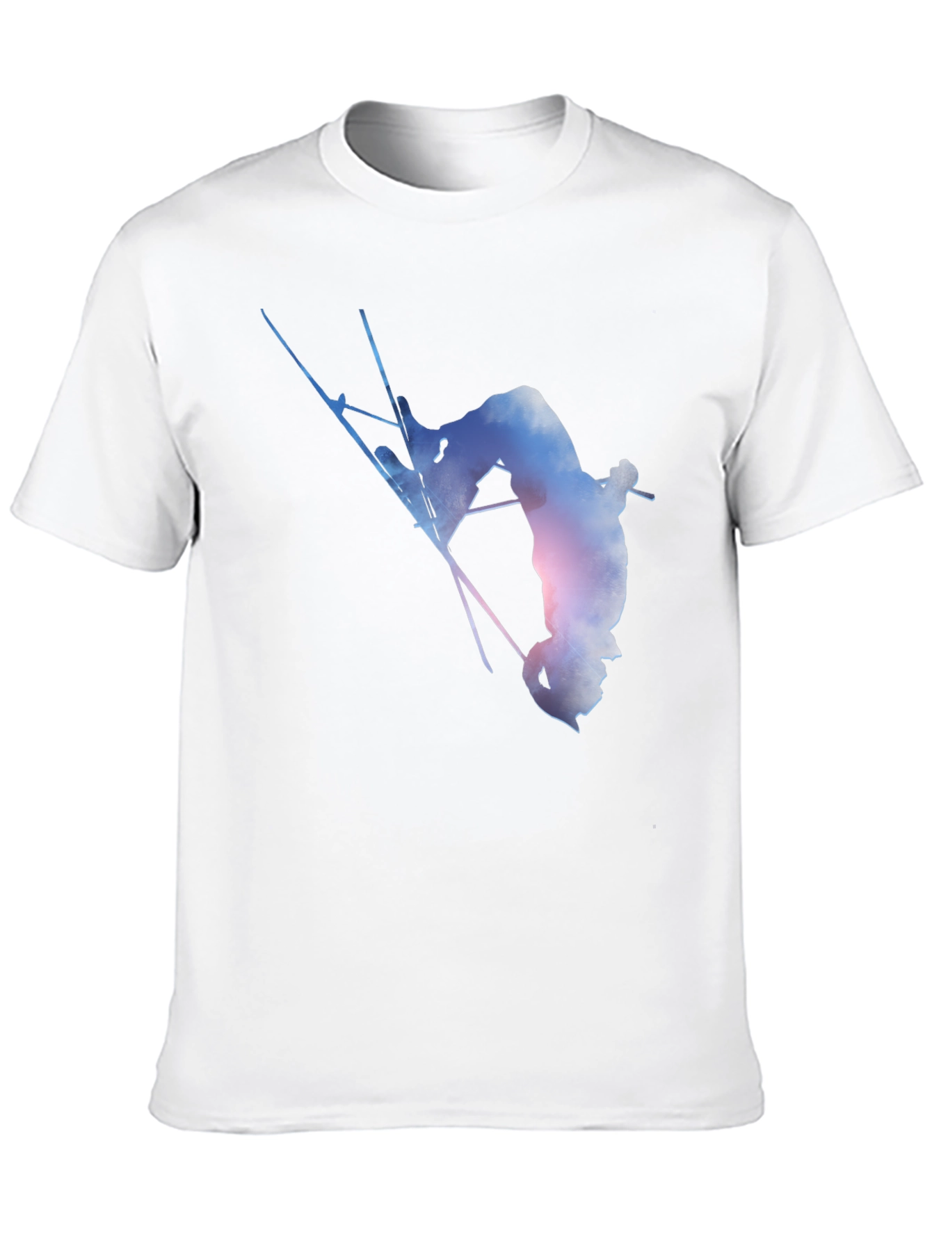 Cool Skiing Stunt Graphic T-Shirt