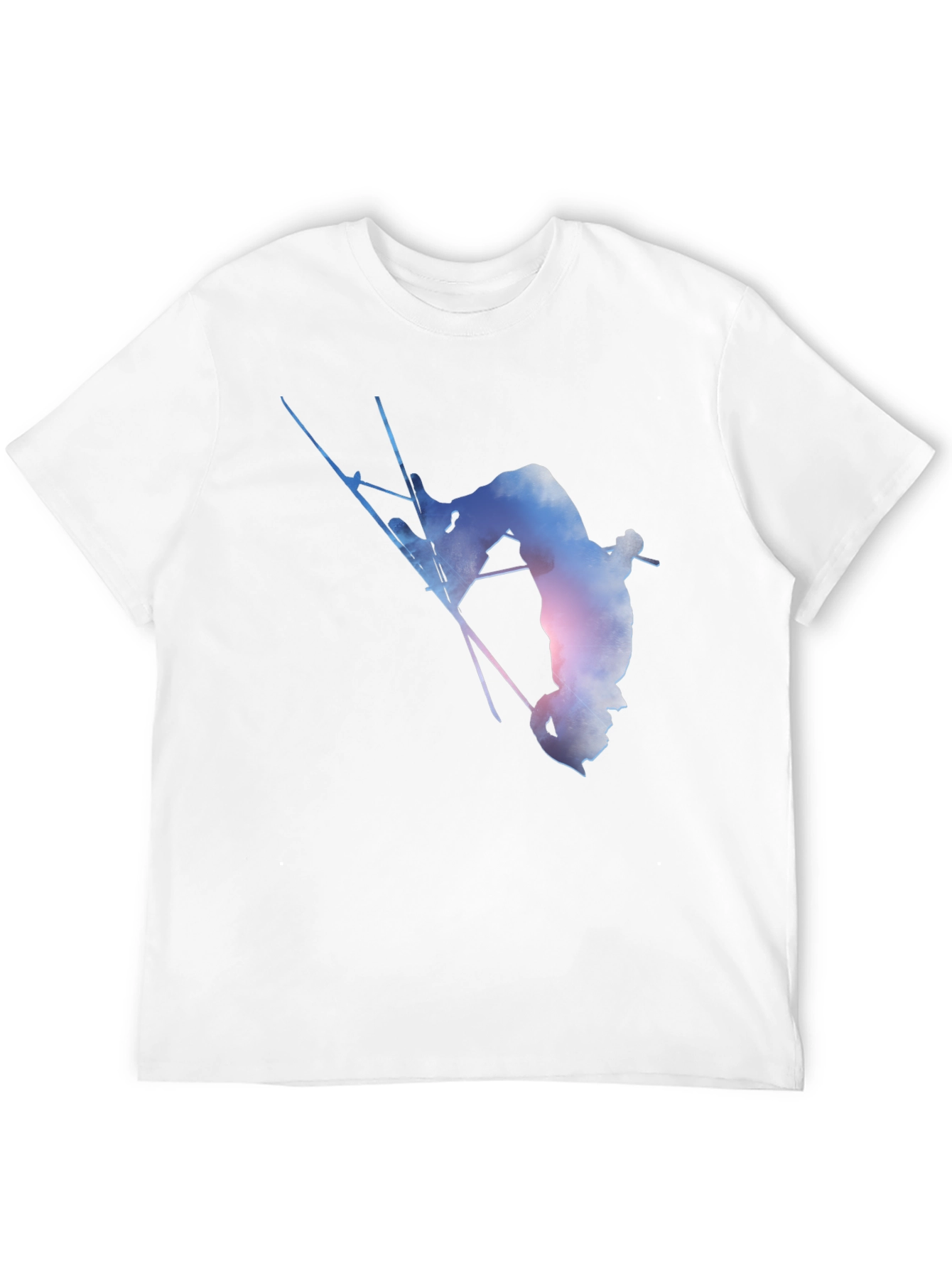 Cool Skiing Stunt Graphic T-Shirt