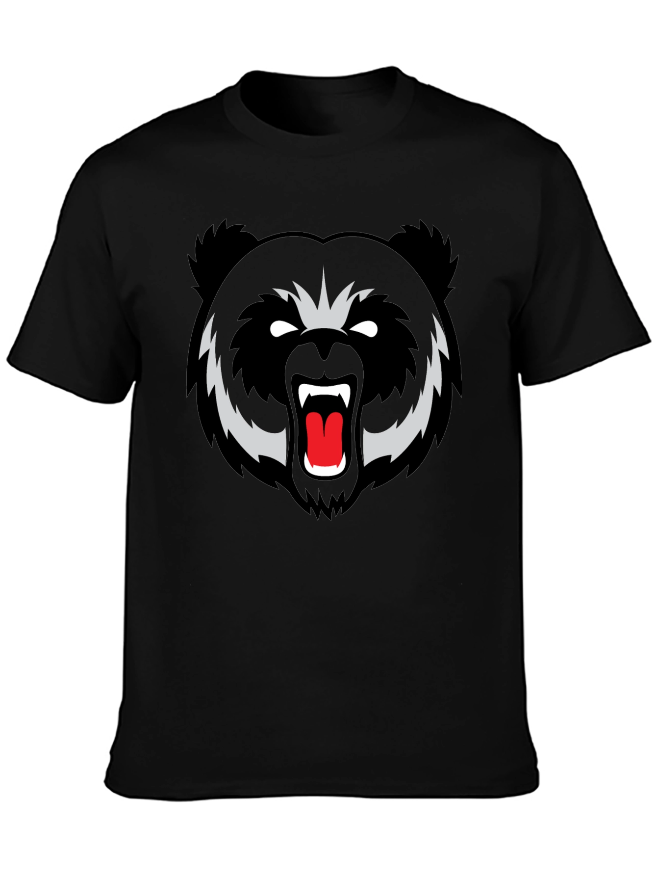 Black Bear Graphic Tee - Fierce Style