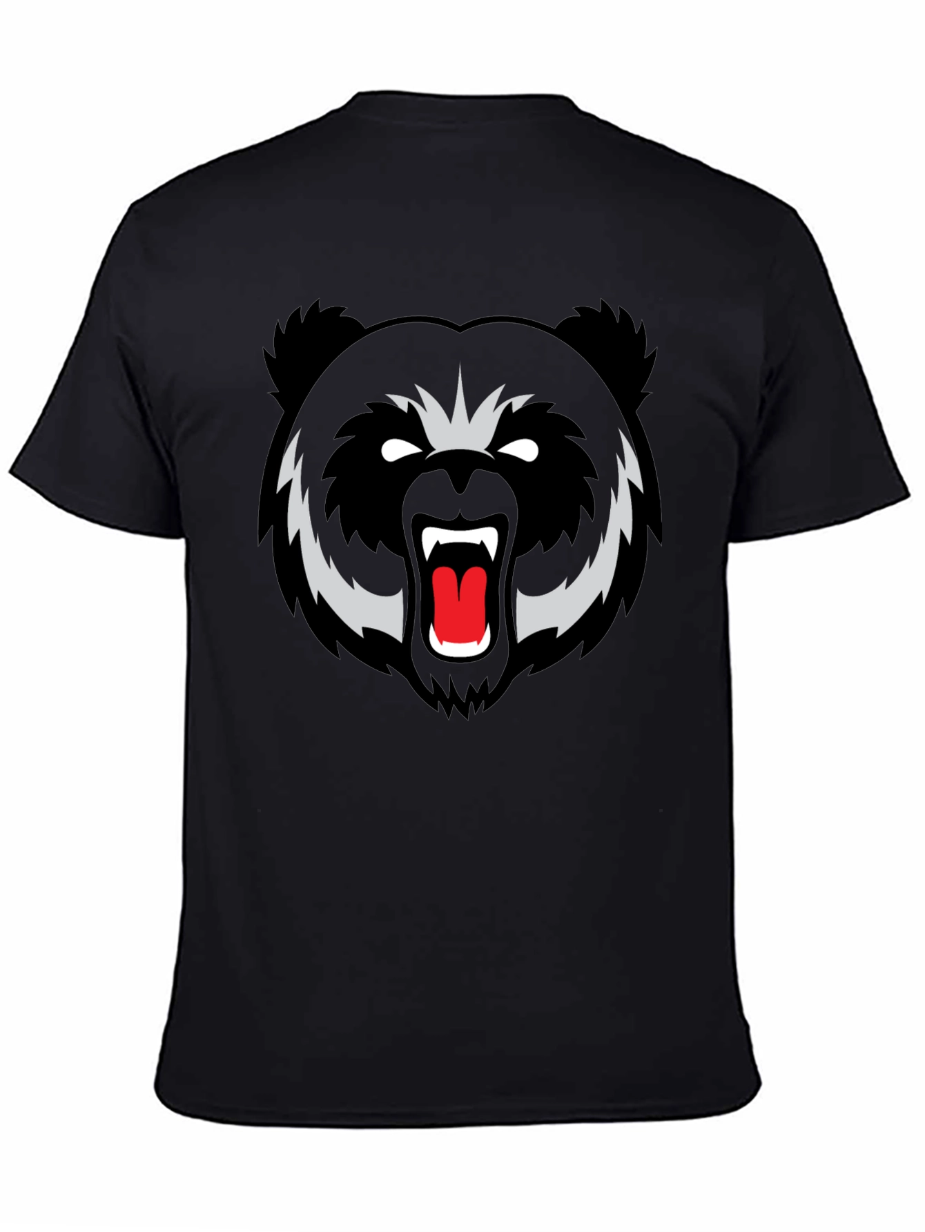 Black Bear Graphic Tee - Fierce Style