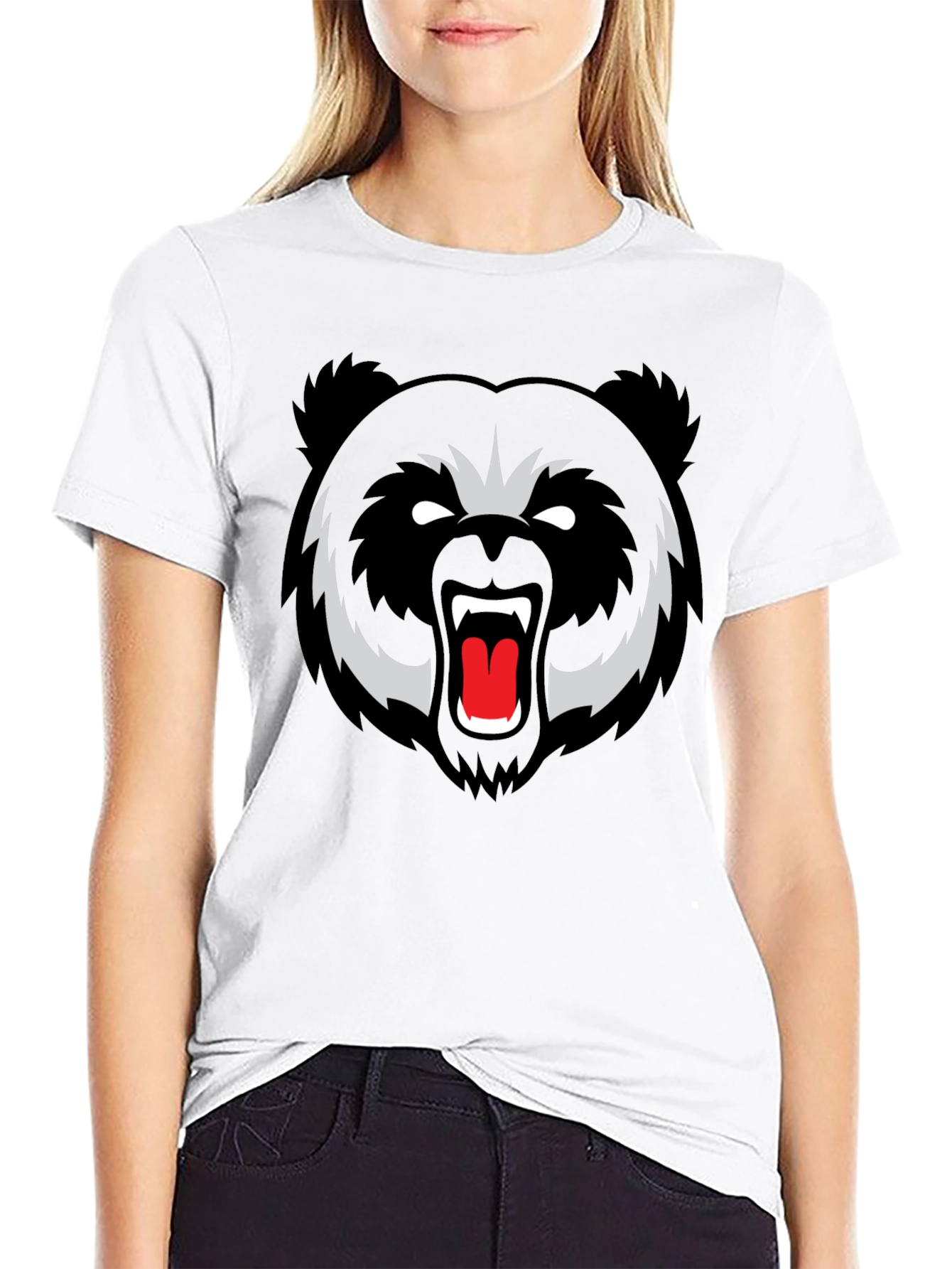 Black Bear Graphic Tee - Fierce Style