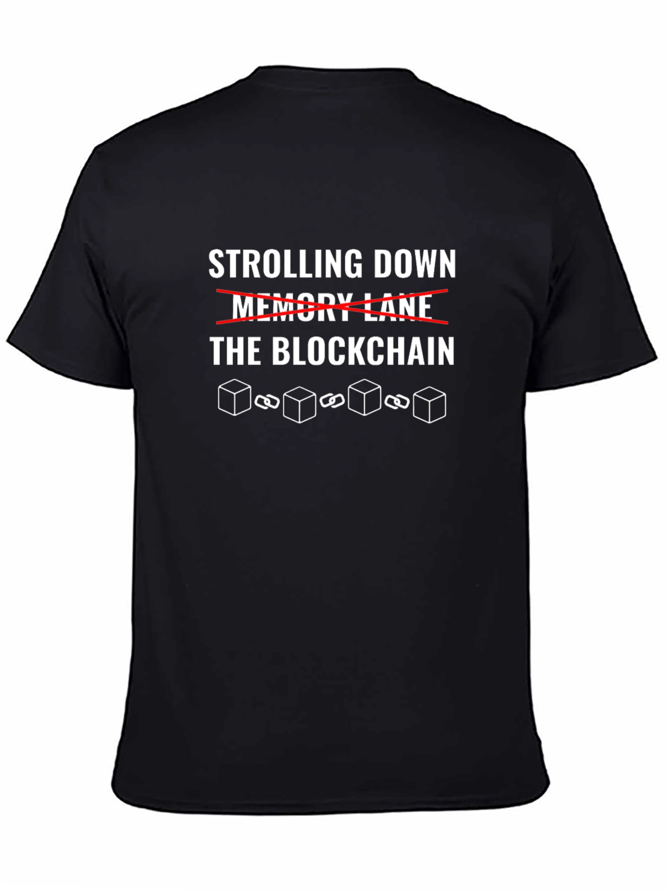 Blockchain T-Shirt: Strolling Down the Blockchain Tee