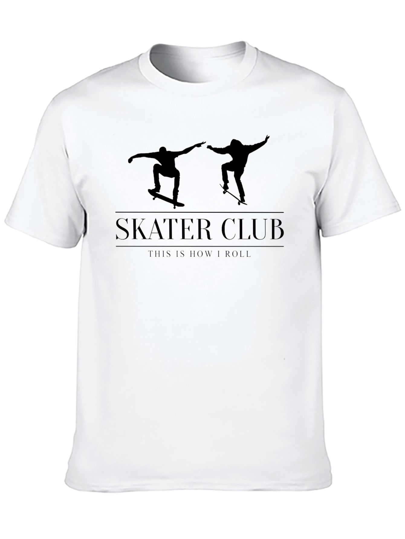 Skater Club Black Graphic Tee