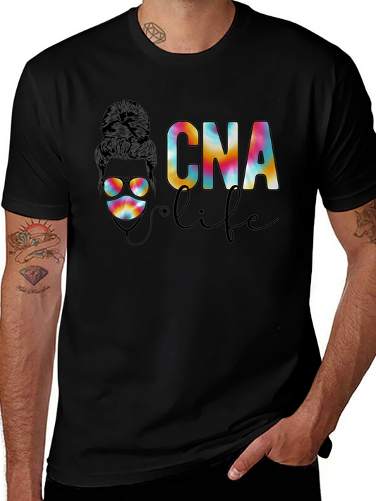 CNA Life T-Shirt - Messy Bun Nurse Tee