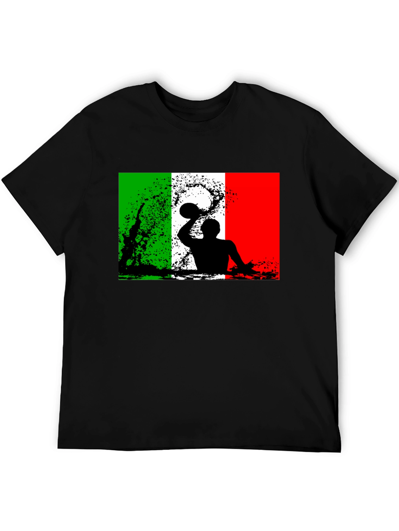 Italy Water Polo T-Shirt - Italian Flag Design