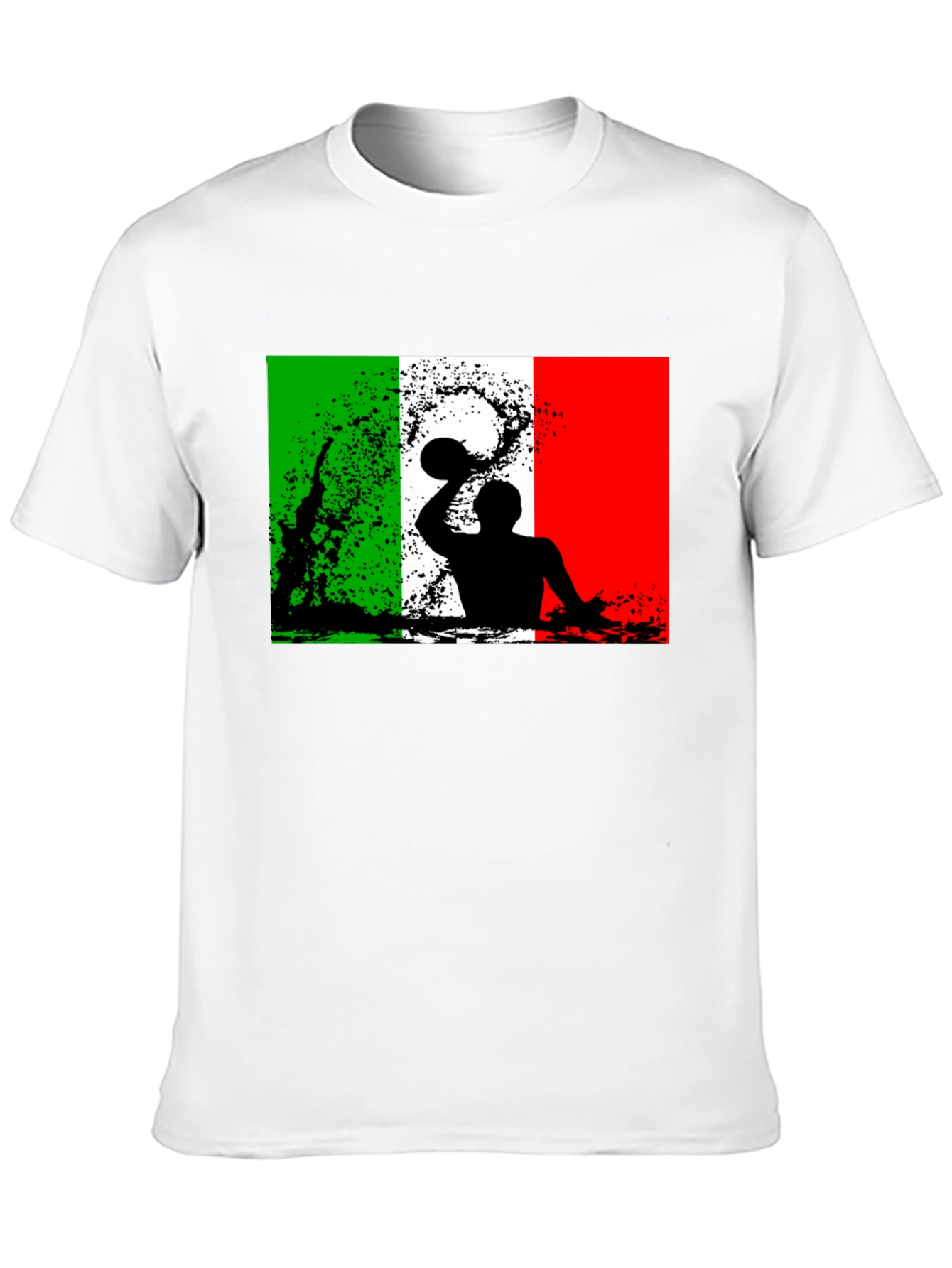 Italy Water Polo T-Shirt - Italian Flag Design