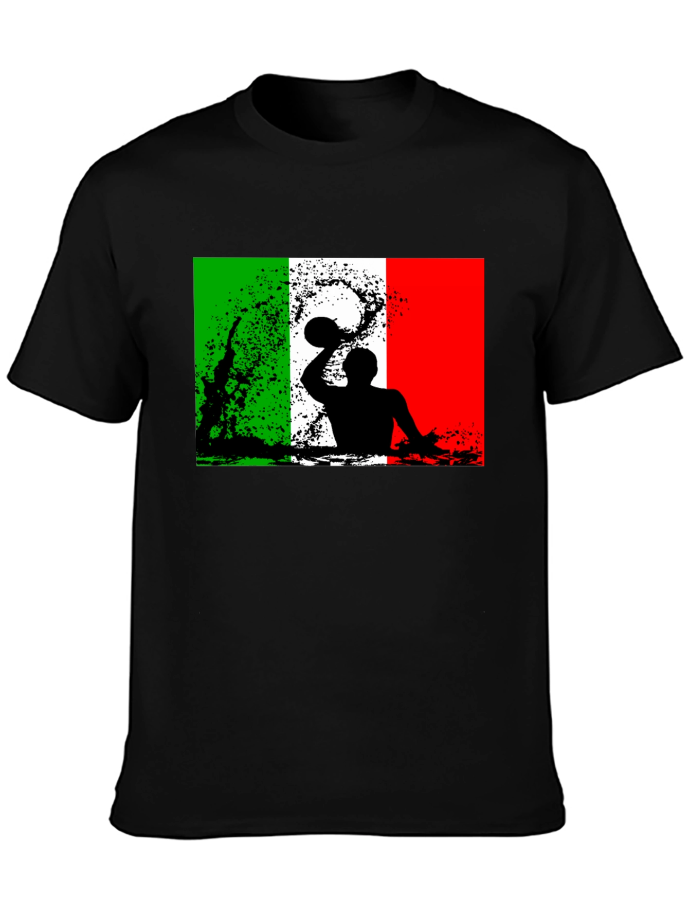 Italy Water Polo T-Shirt - Italian Flag Design