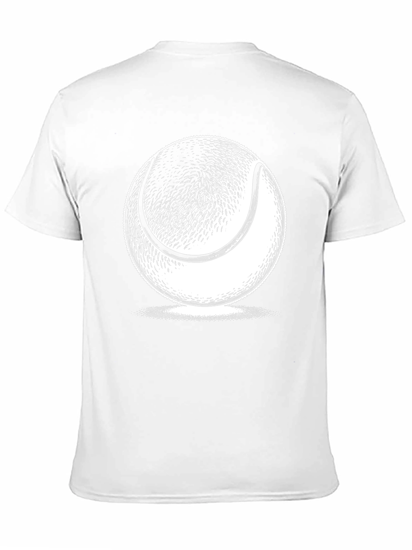 Tennis Ball Graphic Black T-Shirt