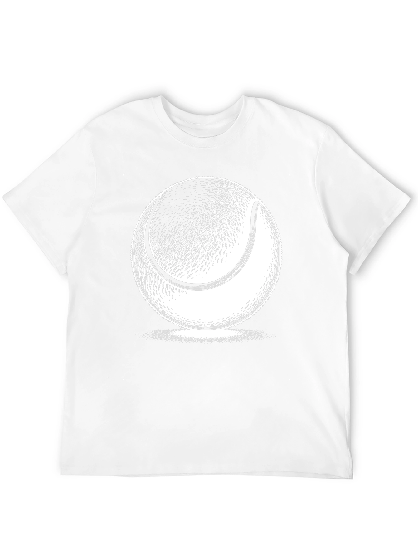 Tennis Ball Graphic Black T-Shirt