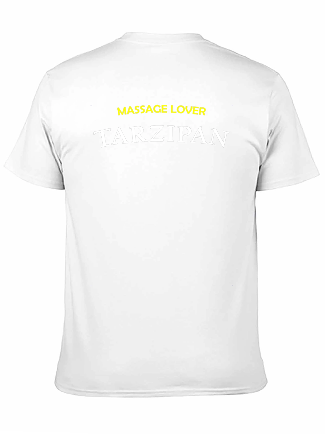 Massage Lover Tarzipan Black Graphic Tee