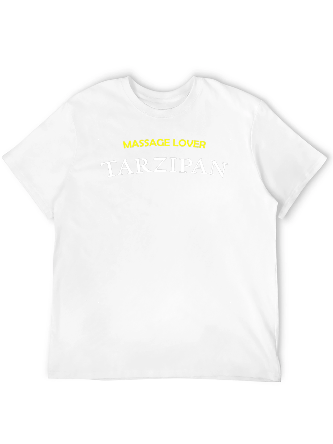 Massage Lover Tarzipan Black Graphic Tee