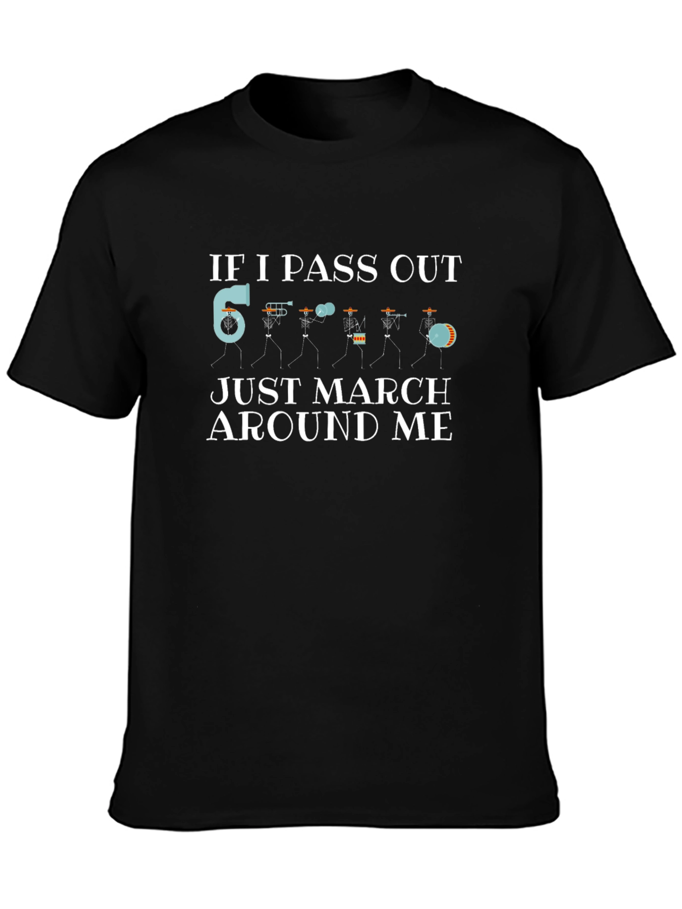 Marching Band Funny Graphic Tee