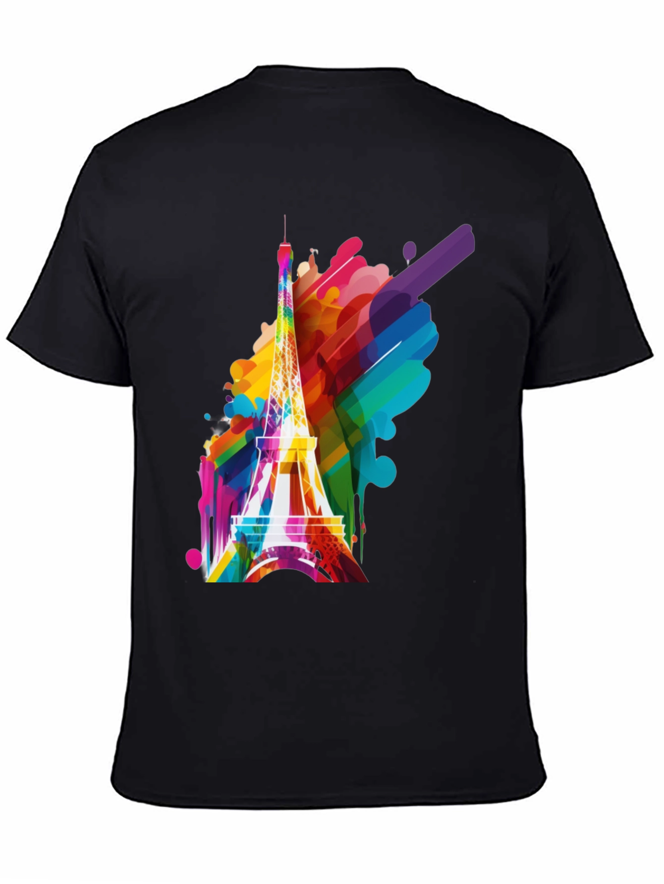 Paris Rainbow Eiffel Tower T-Shirt