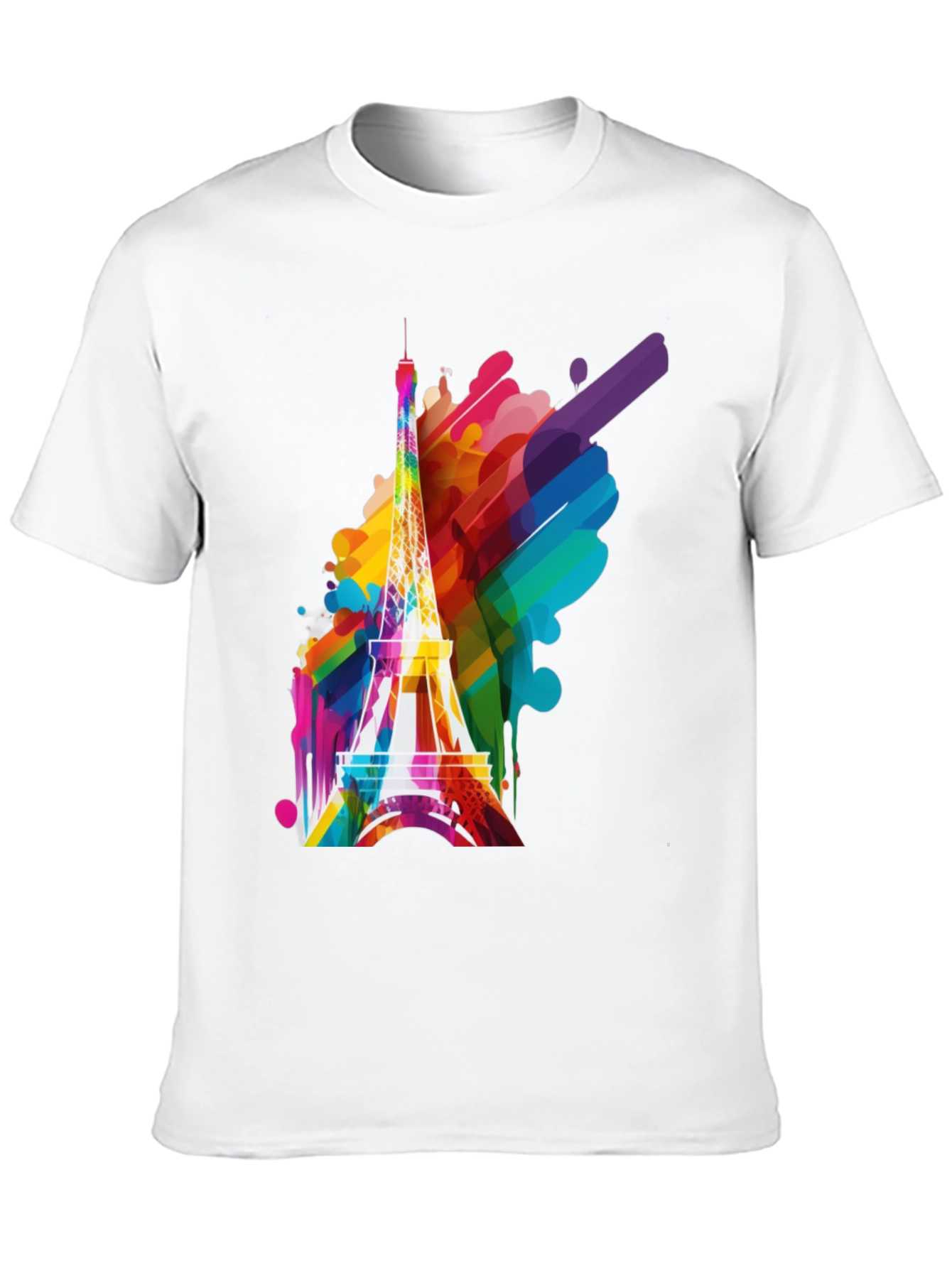 Paris Rainbow Eiffel Tower T-Shirt