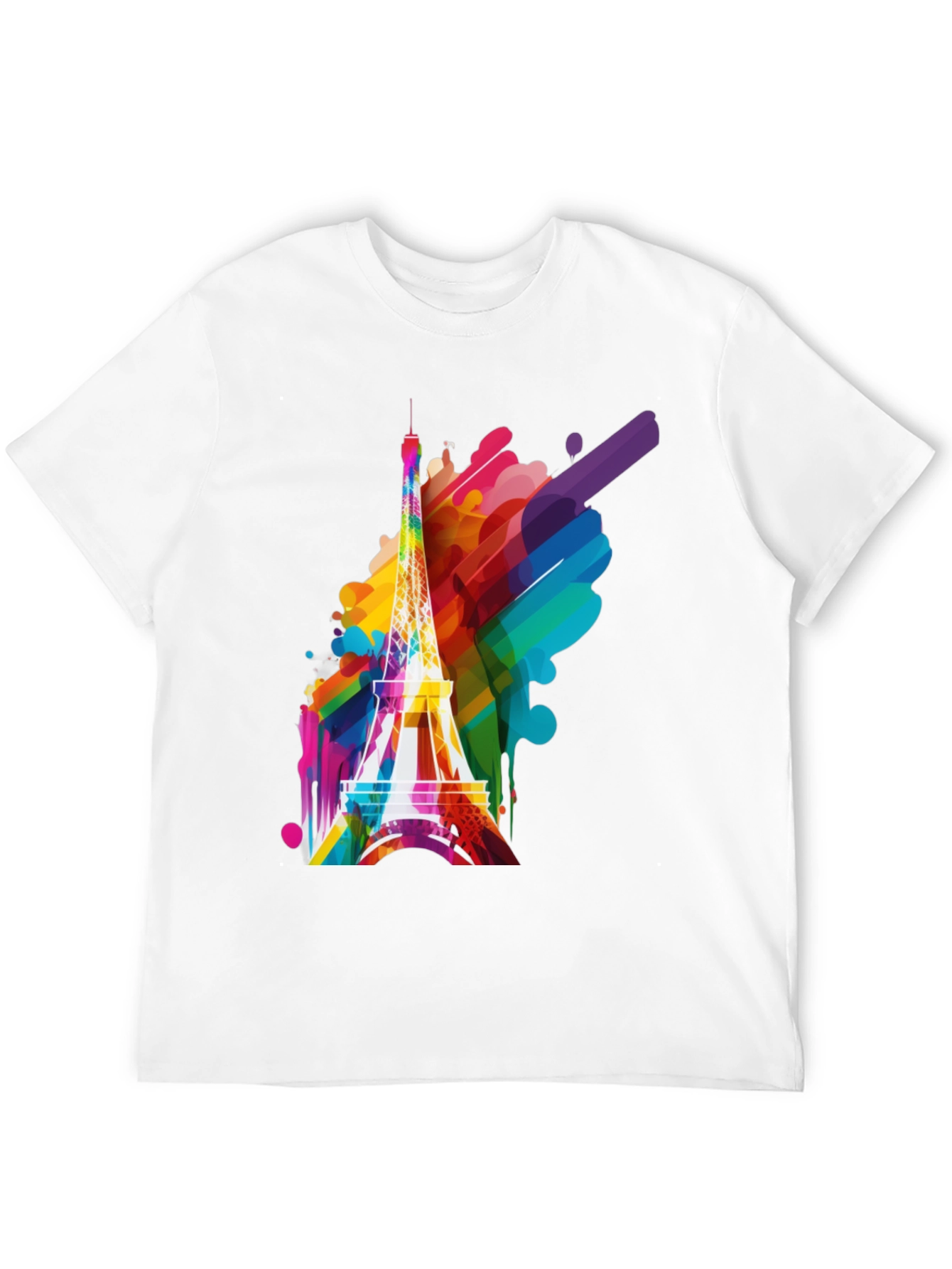 Paris Rainbow Eiffel Tower T-Shirt