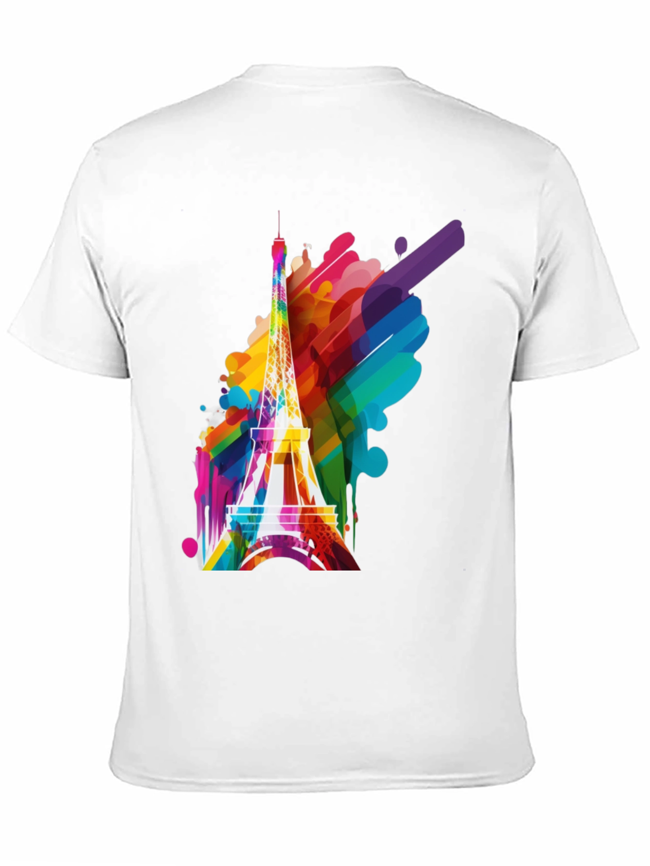 Paris Rainbow Eiffel Tower T-Shirt