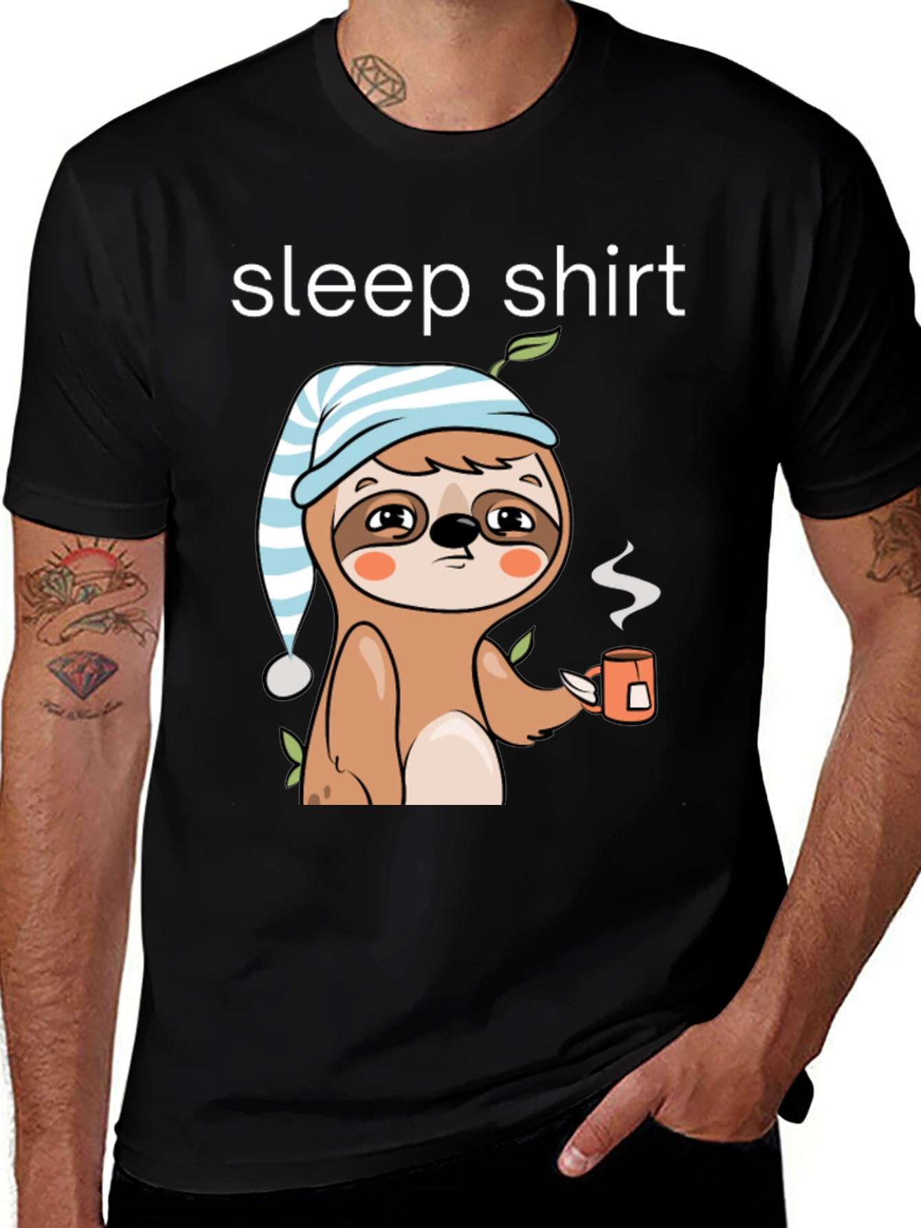 Sleepy Sloth Coffee T-Shirt