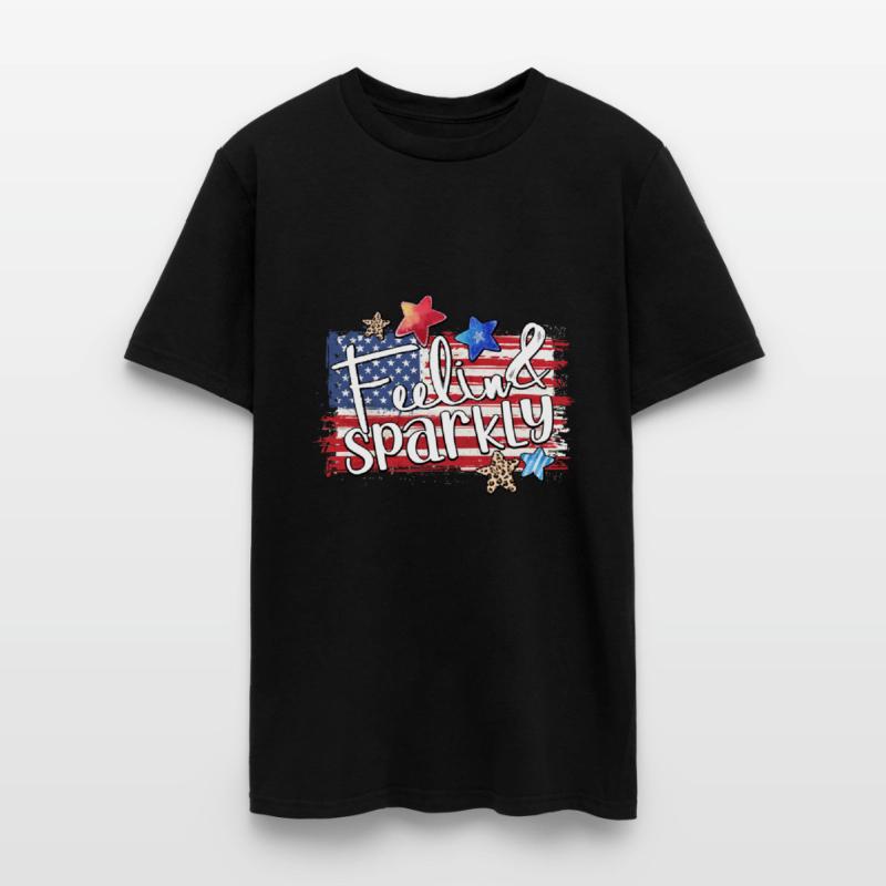 Feelin Sparkly Independence Day Leopard 4th July