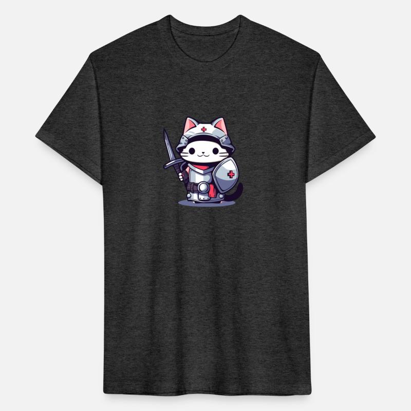 Feline Crusader - Cat Knight in Armor