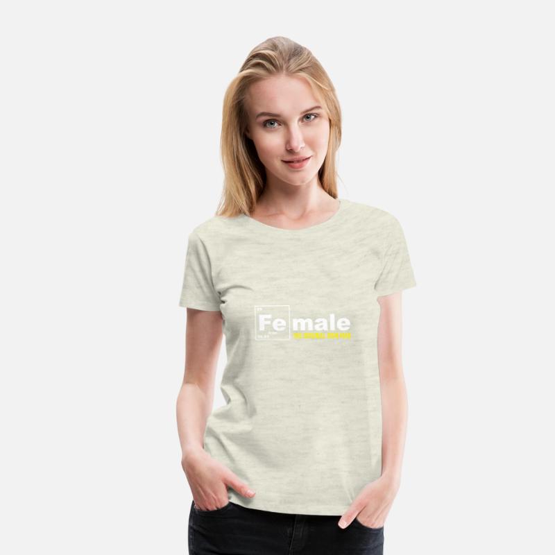 Female The Original Iron Man Funny Periodic Table