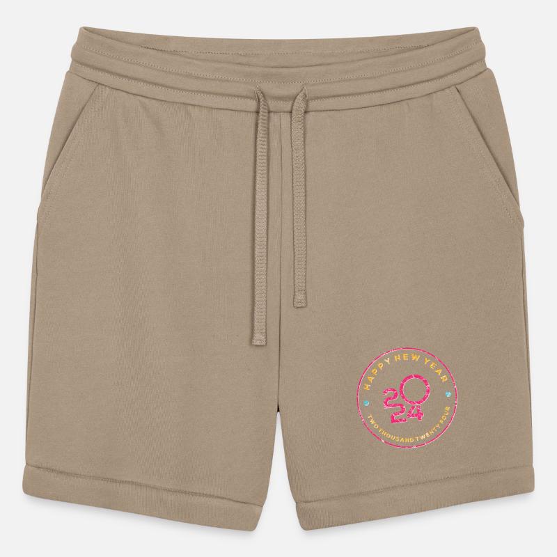 Festive New Year 2024 Circular Badge