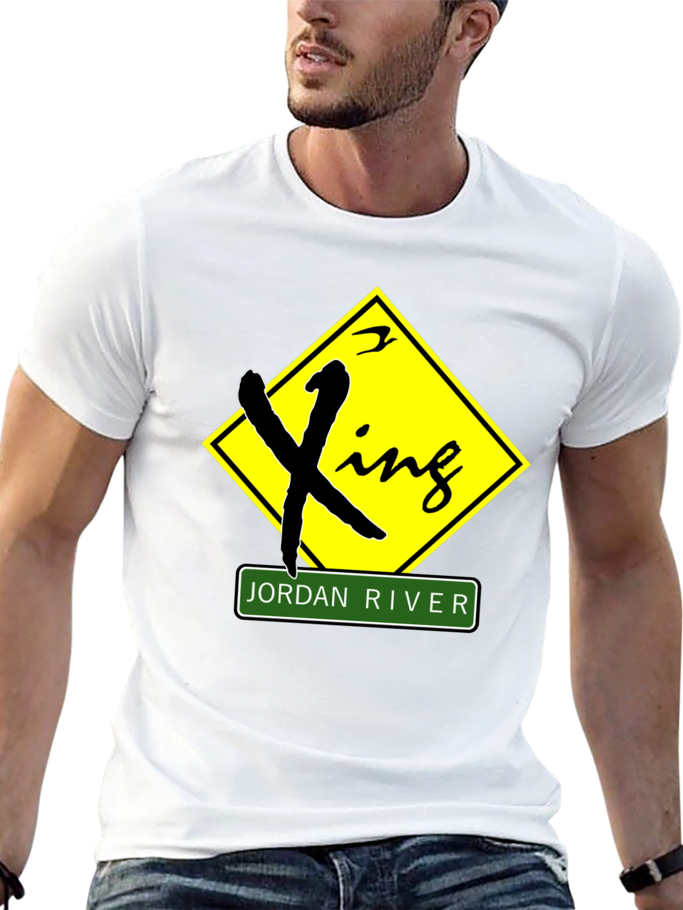 Jordan River Crossing Black T-Shirt
