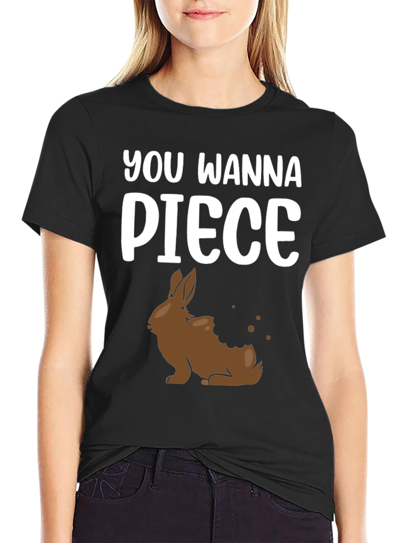 You Wanna Piece of This Chocolate Bunny Shirt