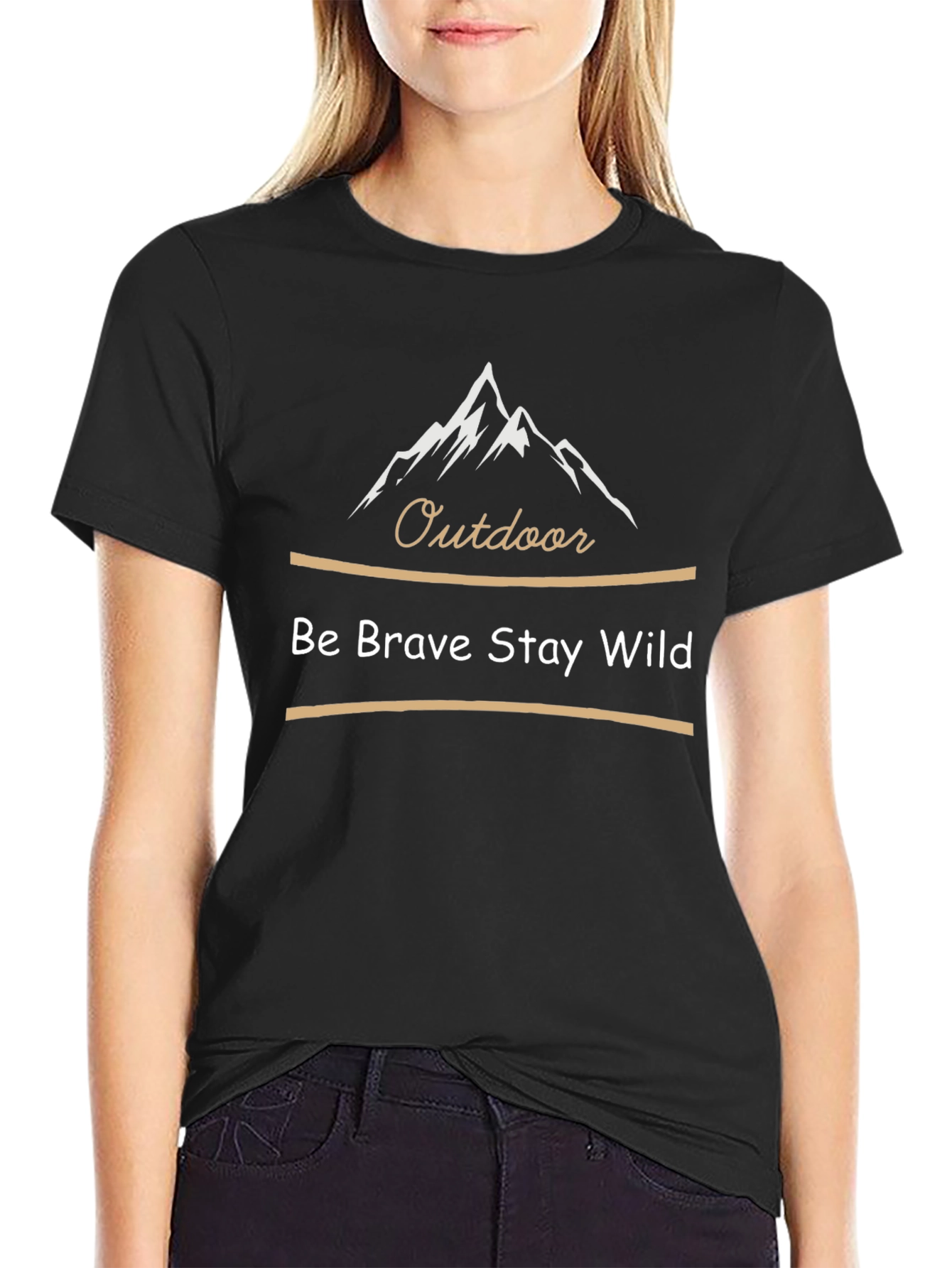 Outdoor Adventure T-Shirt: Be Brave Stay Wild