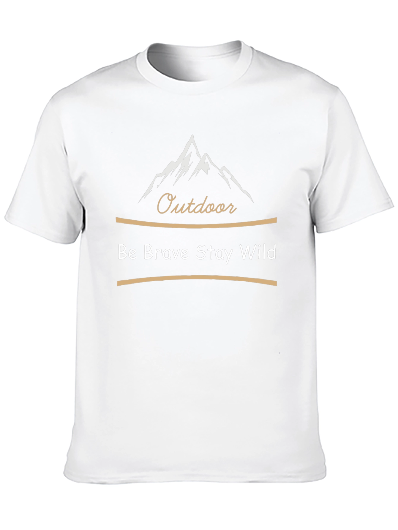 Outdoor Adventure T-Shirt: Be Brave Stay Wild