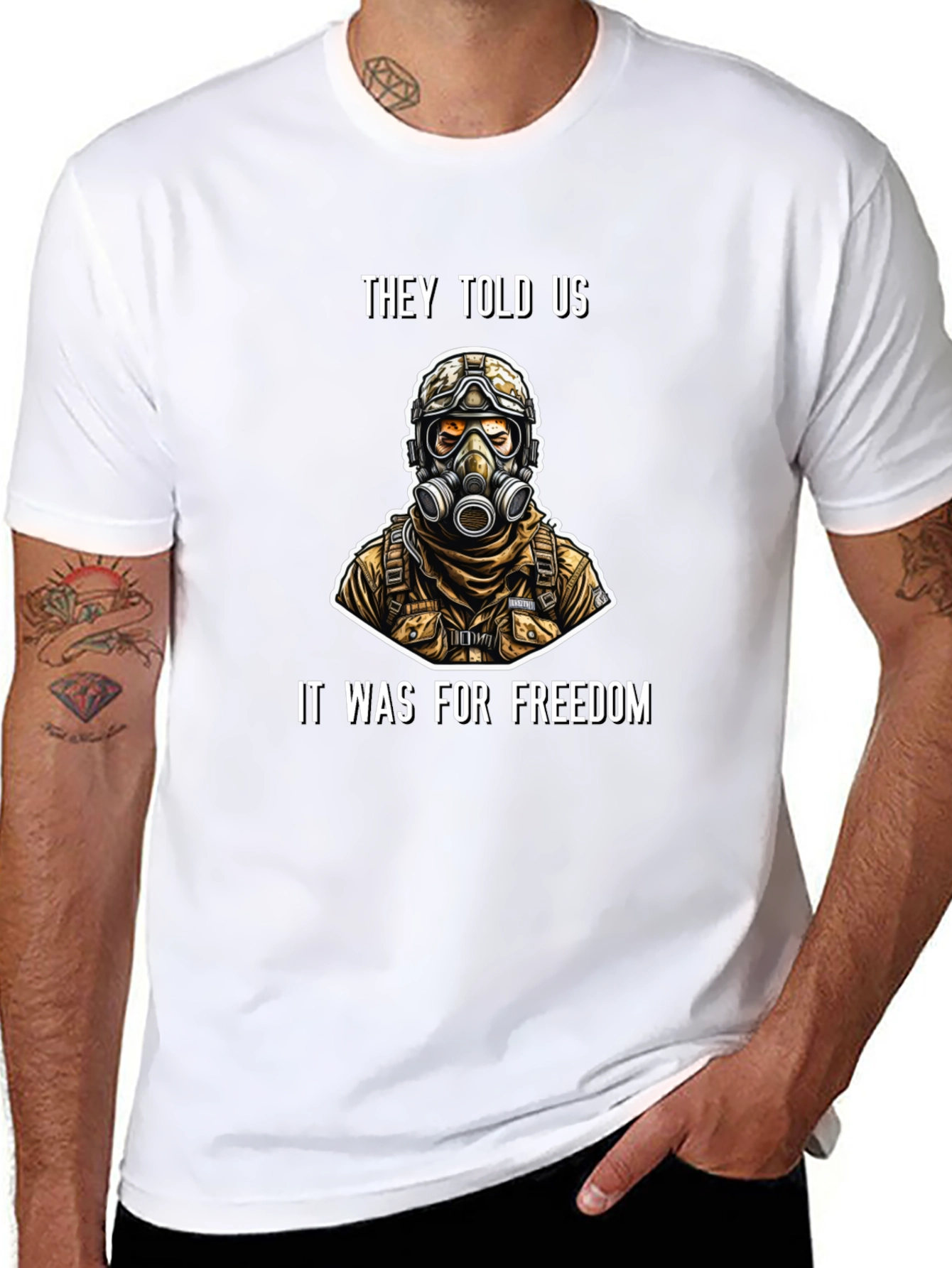 They Told Us It Was For Freedom T-Shirt