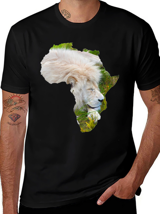 Africa Lion Graphic T-Shirt