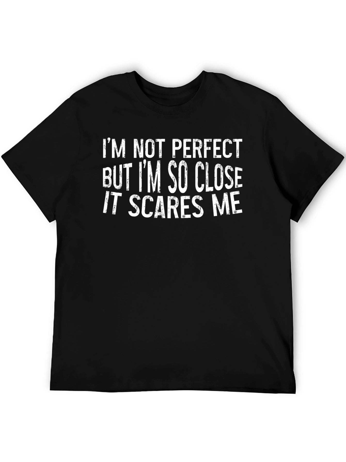 Funny Im Not Perfect Graphic Tee