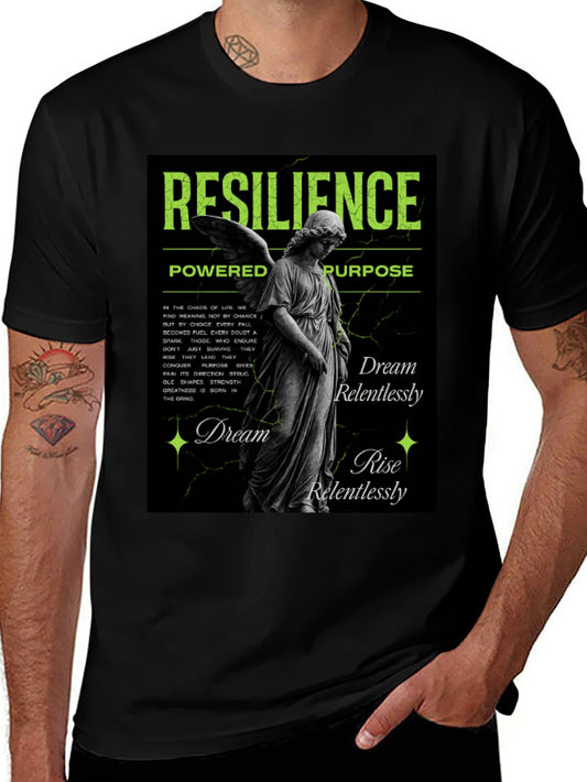 Resilience Angel Graphic T-Shirt - Dream Rise