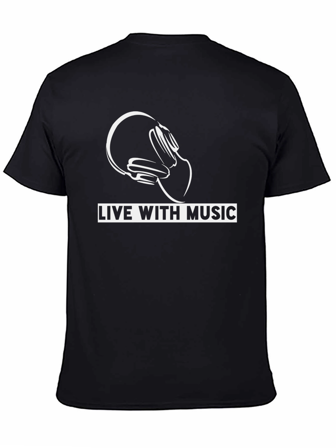 Live with Music Graphic T-Shirt