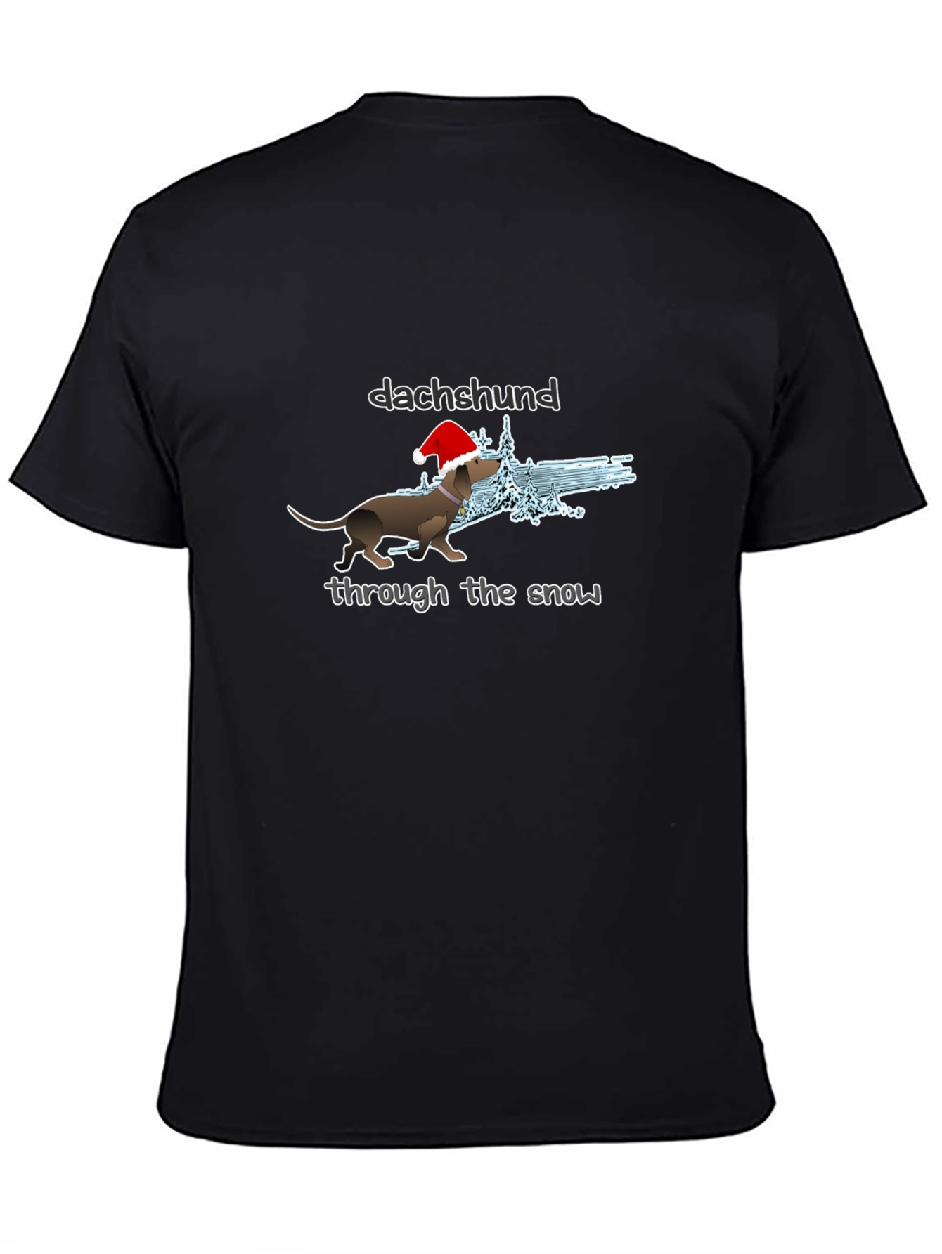 Dachshund Through the Snow Graphic Tee